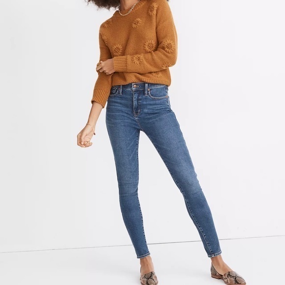 Madewell Denim - Madewell Petite 10” High Rise Skinny Jeans Wendover Wash